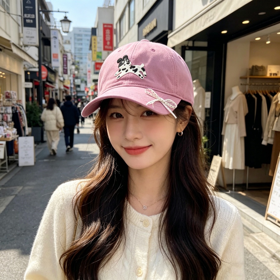 Korean Daily Lifestyle - Мягкая бейсболка в корейском стиле с