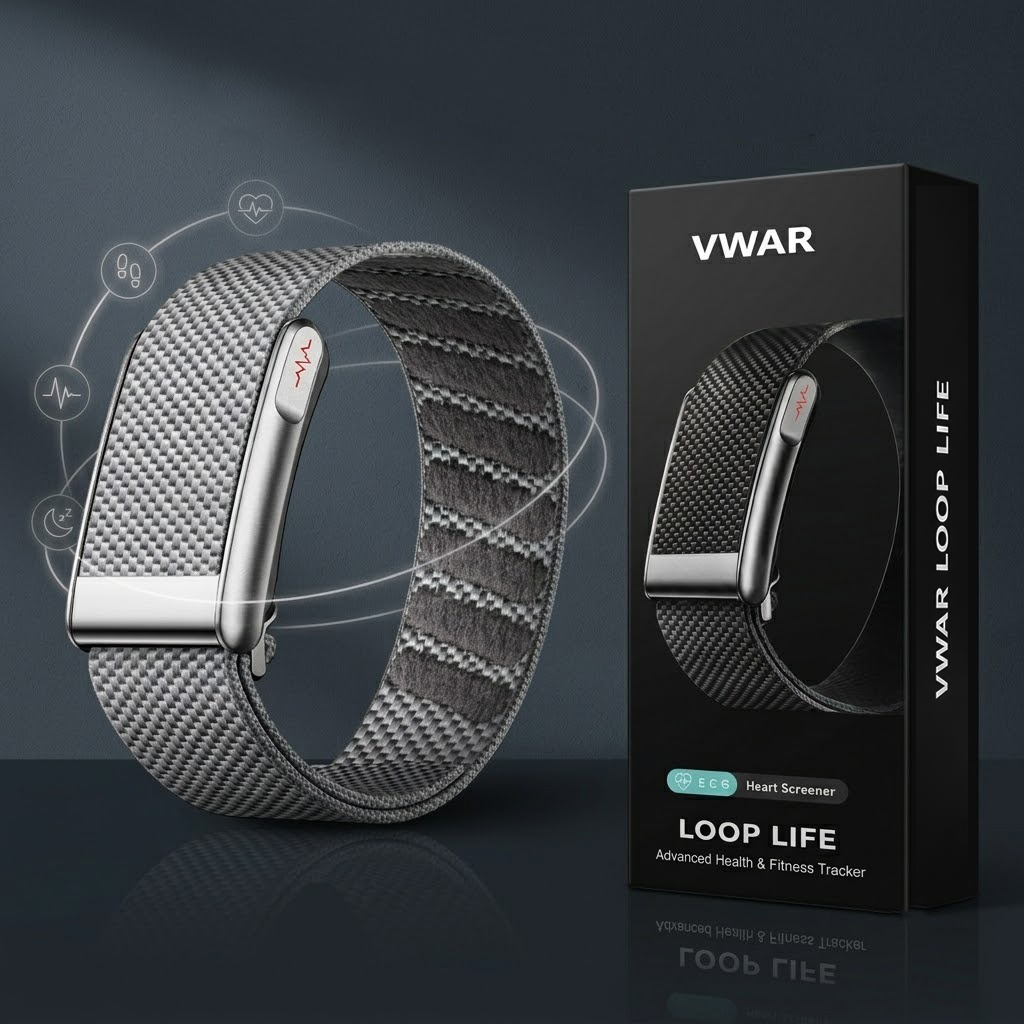 Korean Men Lifestyle - Оригинальный фитнес-трекер VWAR Loop Life Sport: